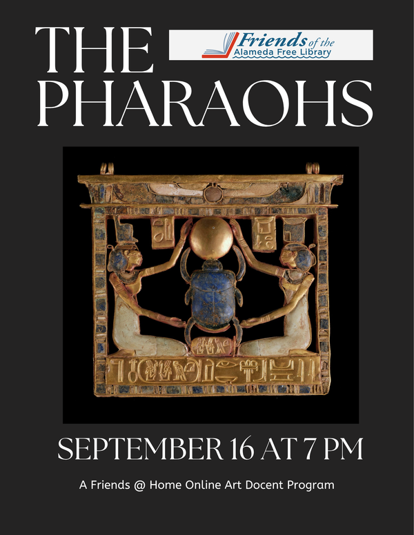 Art Docent Talk | The Pharaohs, Sept 16 @ 7 PM